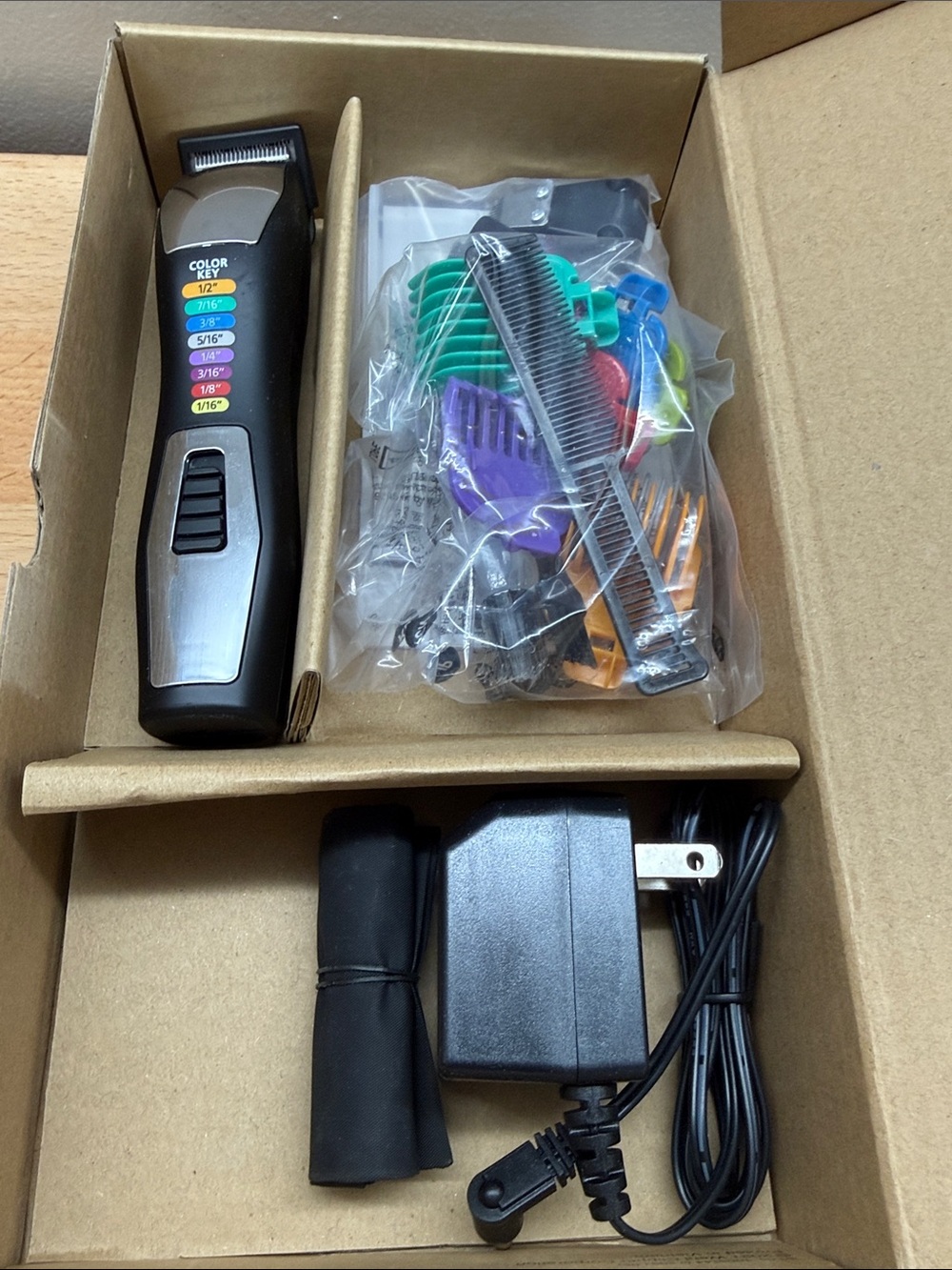 Wahl Color Pro Cordless Hair Clipper Kit with Color-Coded Guide Combs All in One